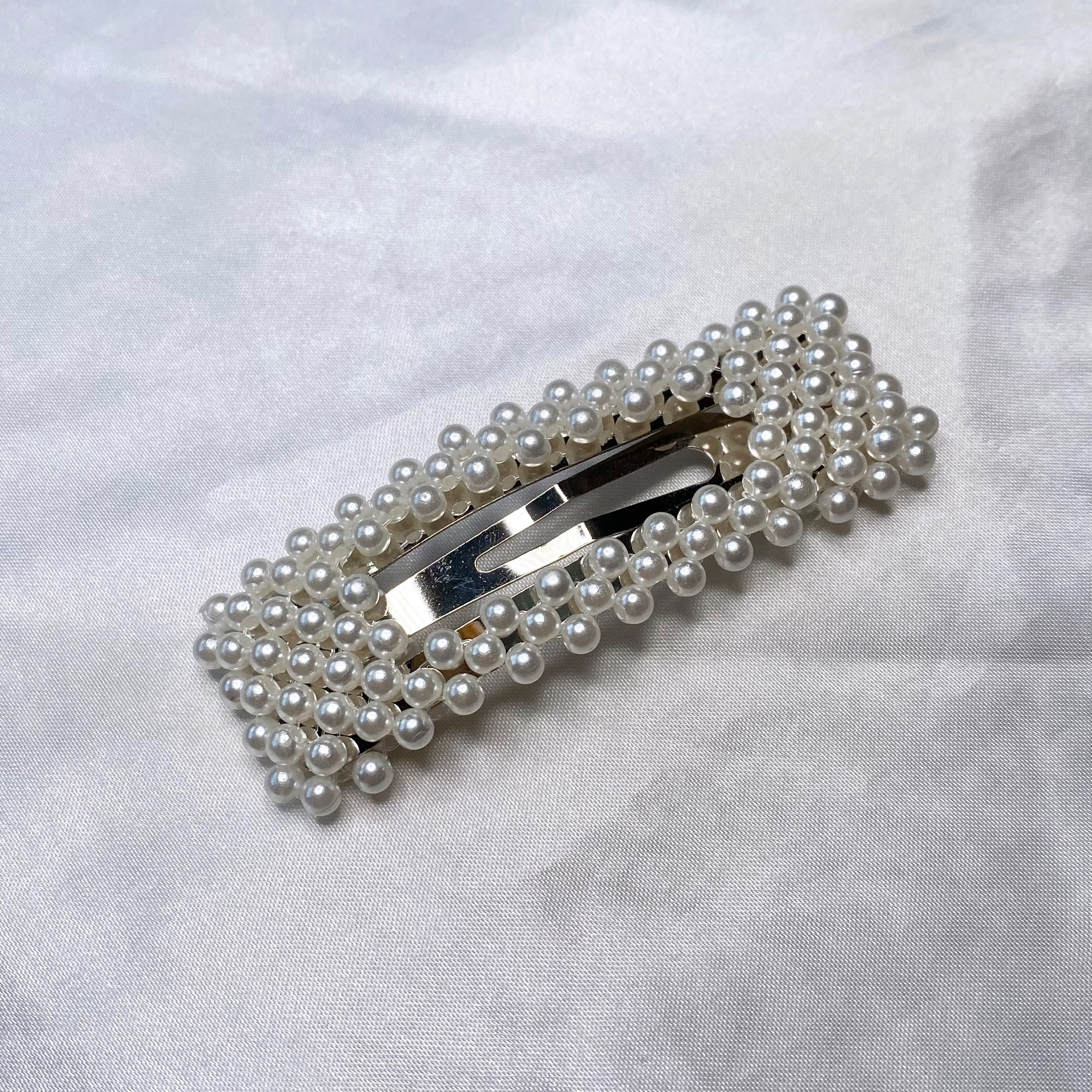 Rectangle Pearl Hair Clip image 0
