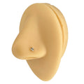 Gold Cubic Zirconia Heart Nose Stud image 0
