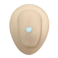 White Acrylic Heart Tongue Bar image 0