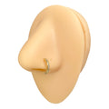 Gold CZ Embedded Bendable Hoop image 0