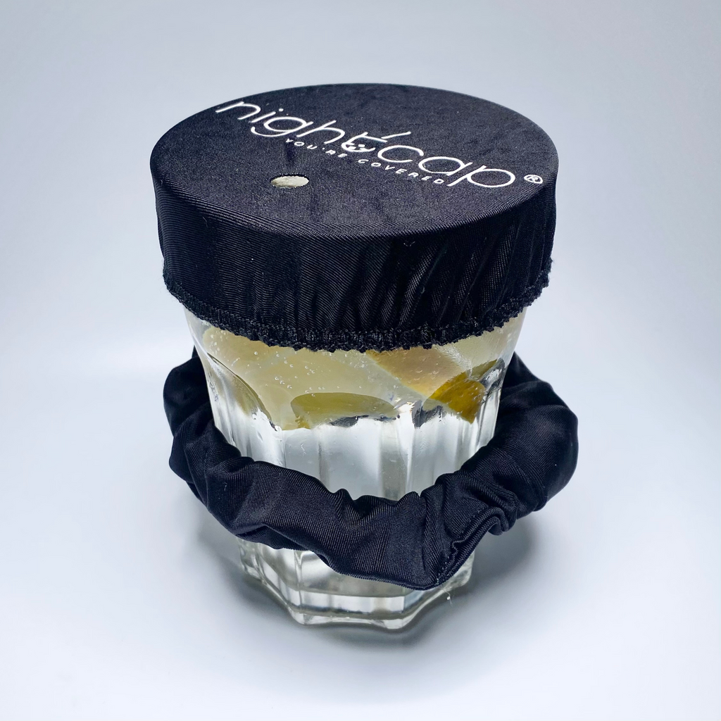 Black NightCap® Spike Prevention Scrunchie image 1
