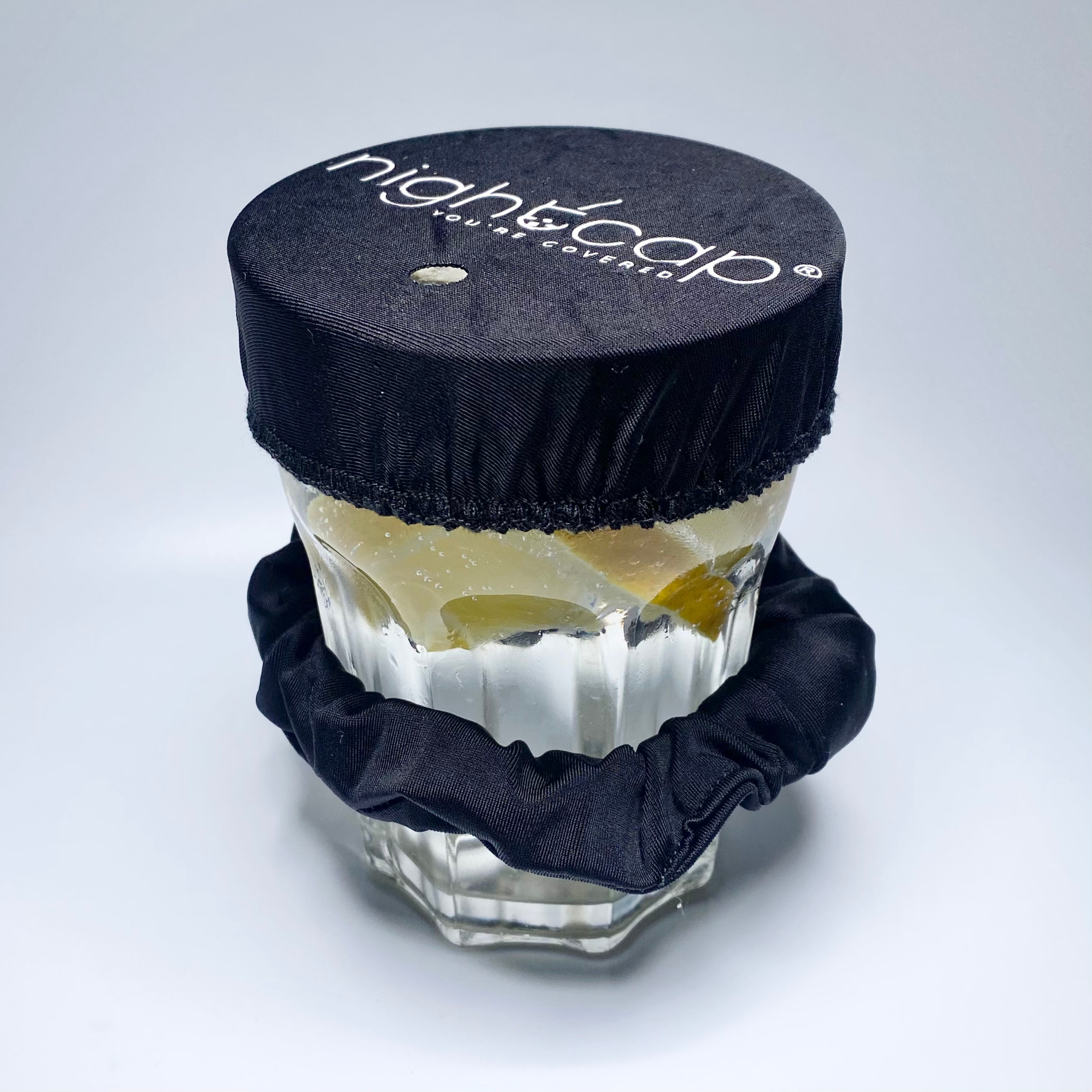 Black NightCap® Spike Prevention Scrunchie image 1