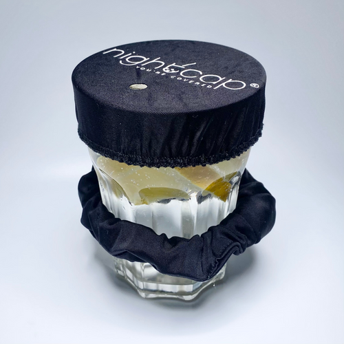 Black NightCap® Spike Prevention Scrunchie image 1