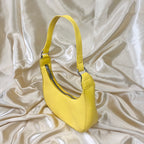 Yellow Mini PU Shoulder Bag image 1