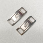 Silver AF1 Shoe Lace Buckle image 1