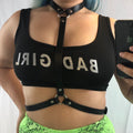 Faux Leather Body Harness image 0