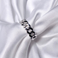 Silver Classic Chain Ring image 0