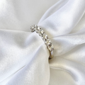 Silver Half Sparkle Ring image 0