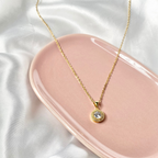 Gold CZ Bling Necklace image 1