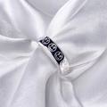 Silver Smiley Millionaire Ring image 0