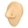 Silver Marquise CZ Nose Stud image 0