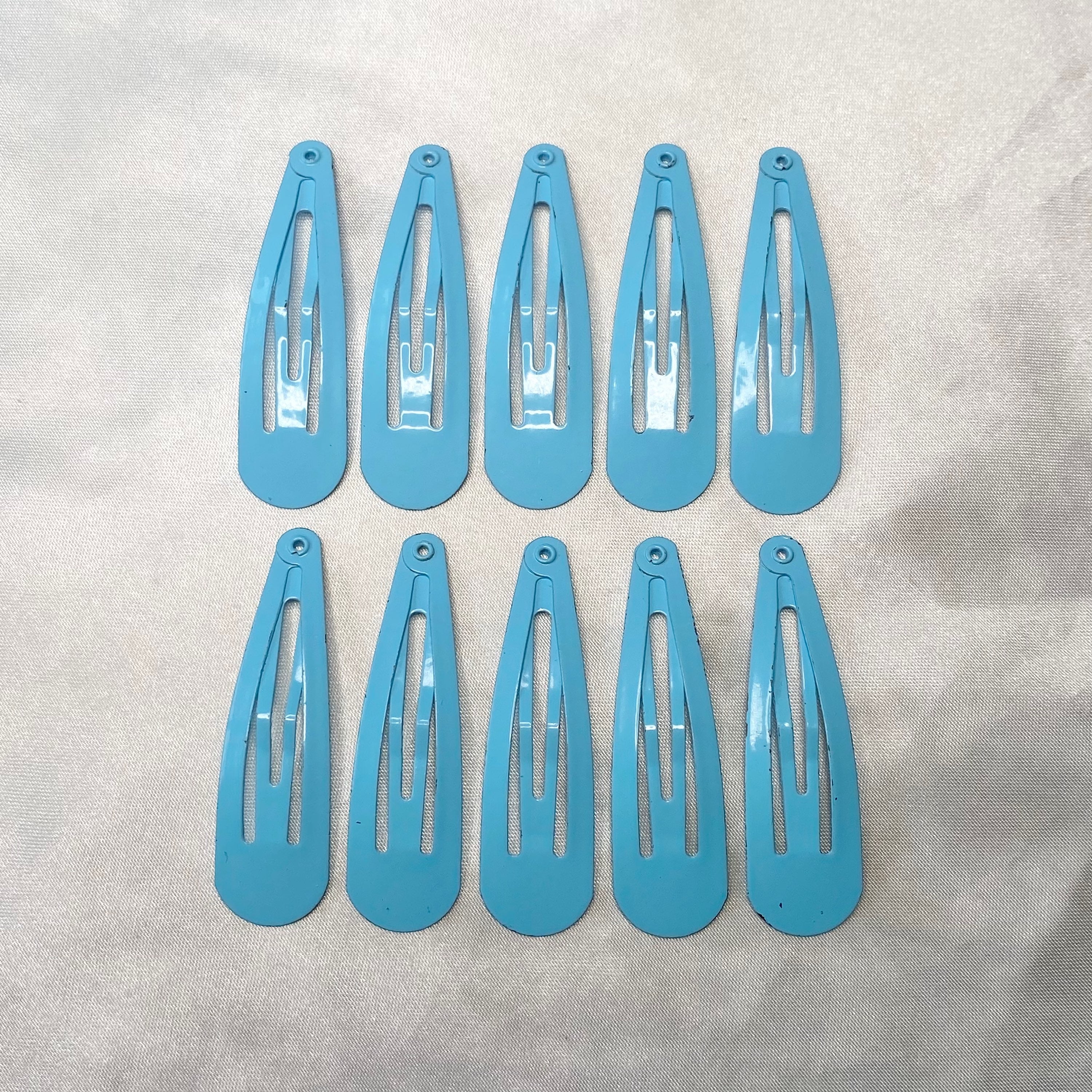 10x Blue Hair Clips  image 0