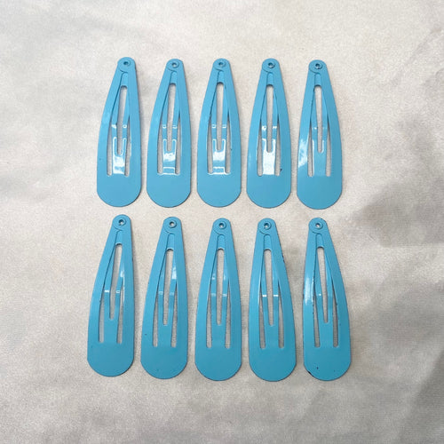 10x Blue Hair Clips  image 0