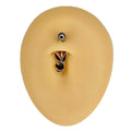 Gold Playboy Rhinestone Eye & Headband Belly Bar image 0