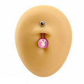 Pink Playboy Print Inlay Belly Bar  image 0