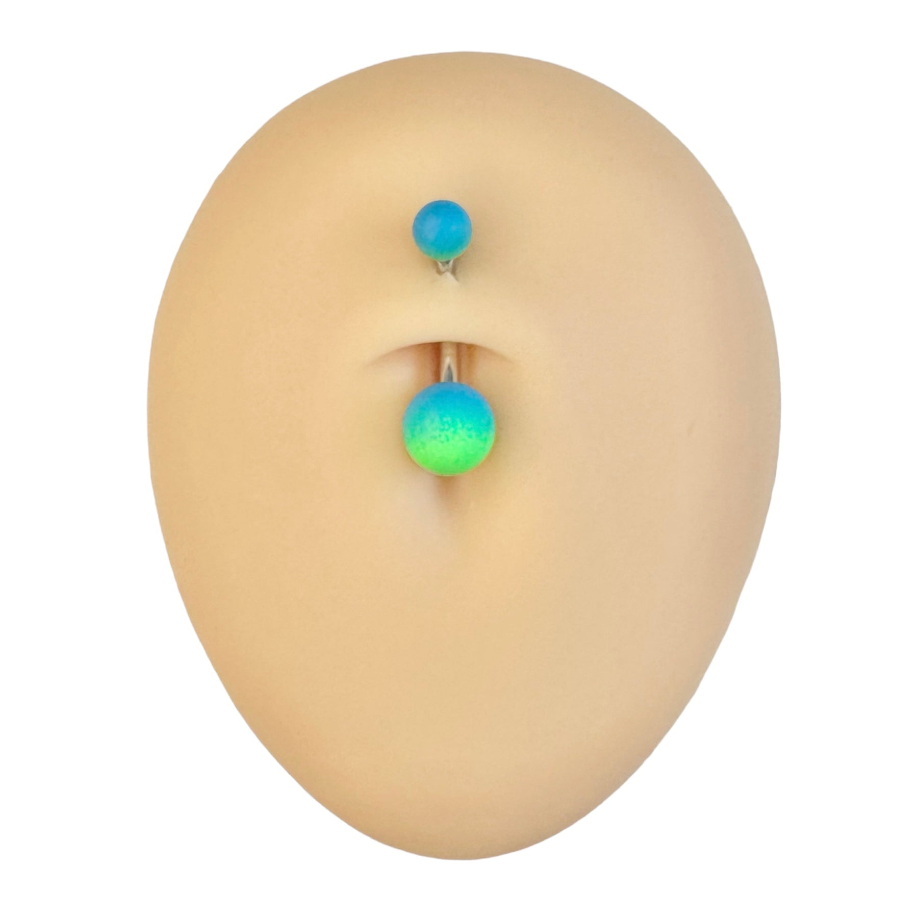 Blue & Green Two Tone Belly Bar  image 0
