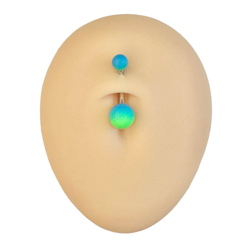Blue & Green Two Tone Belly Bar  image 0