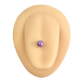 Purple Metallic AB Tongue Bar image 0