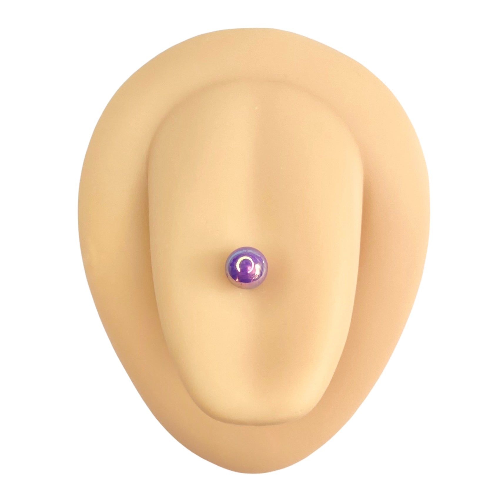 Purple Metallic AB Tongue Bar image 0