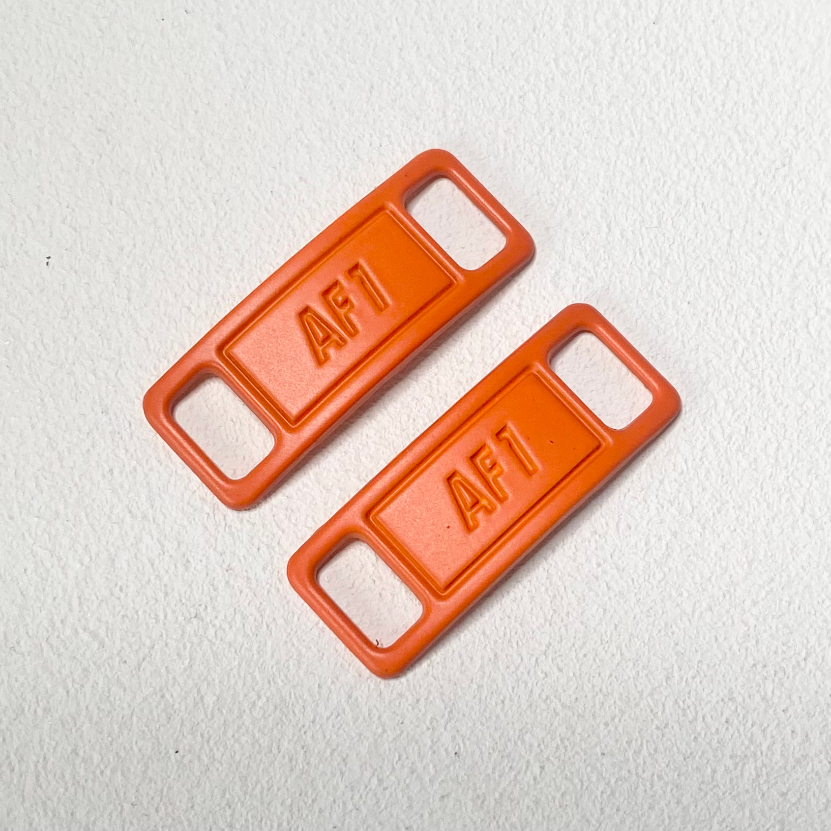 Orange AF1 Shoe Lace Buckle image 1
