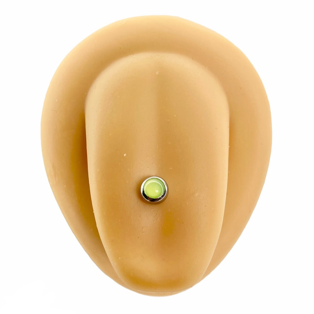 Green Illuminating Ball Tongue Bar image 0