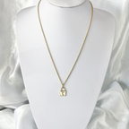 Gold Playboy Padlock Necklace image 1