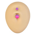 Purple & Pink Two Tone Belly Bar  image 0