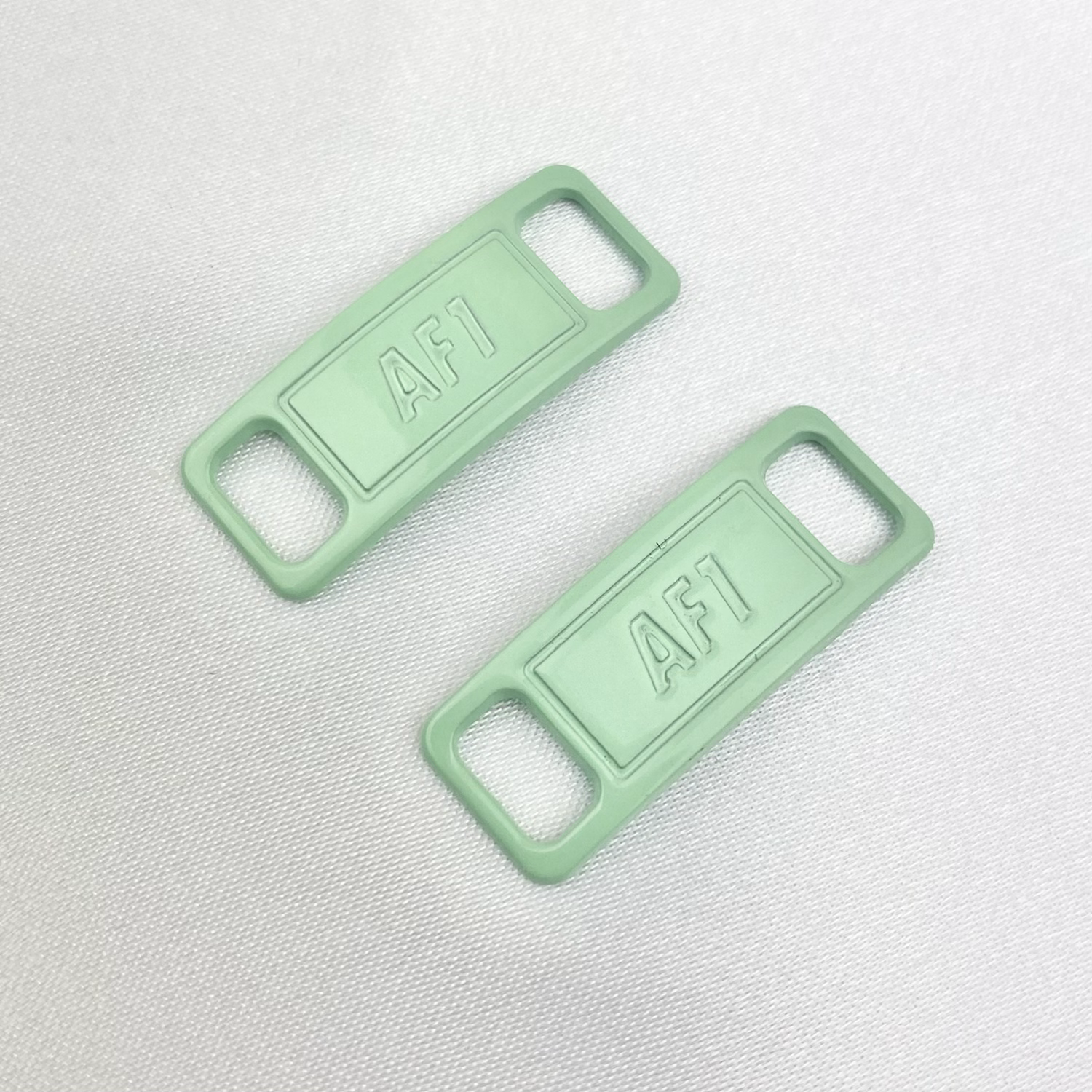 Pastel Green AF1 Shoe Lace Buckle image 0