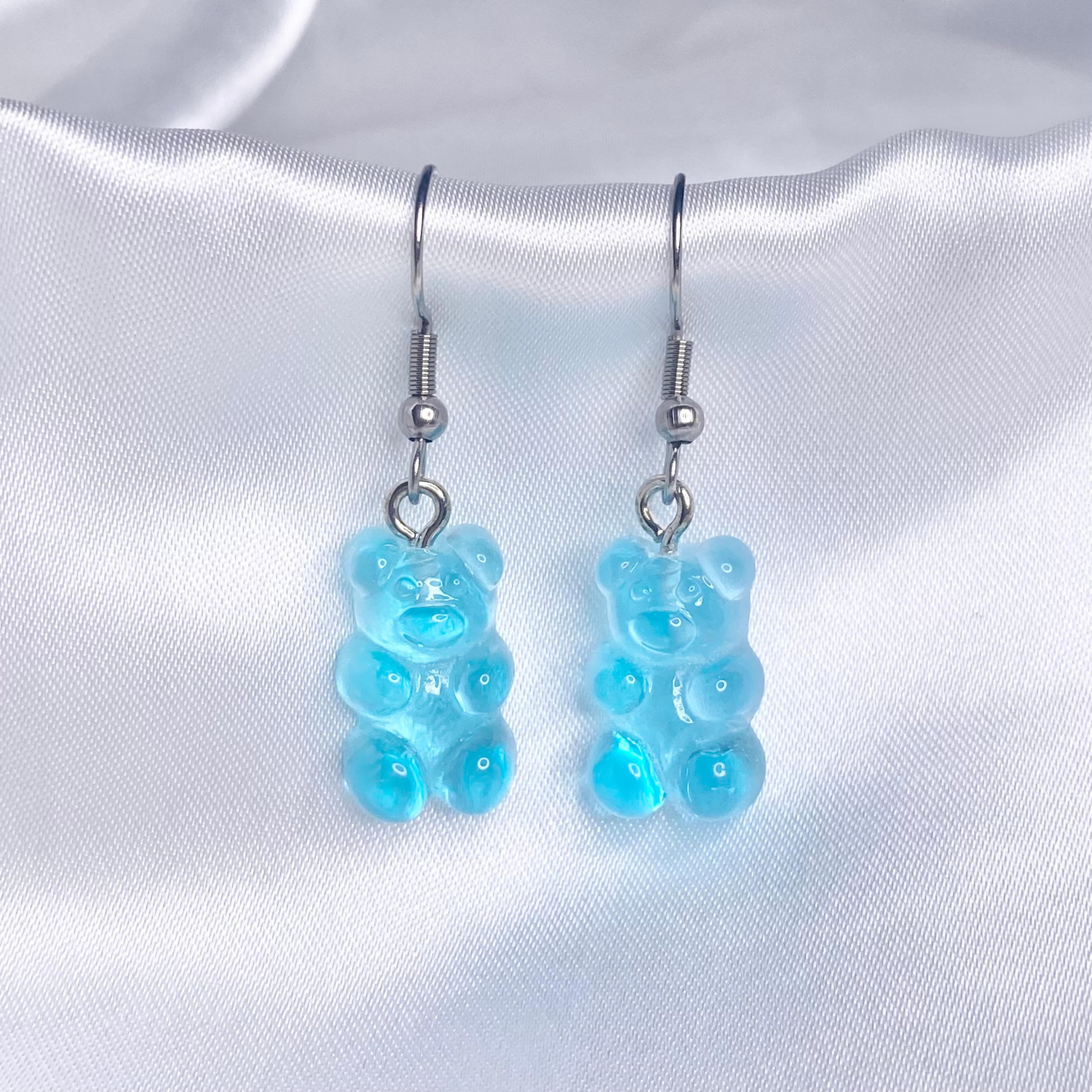 Bubblegum Gummy Bear Earrings image 0