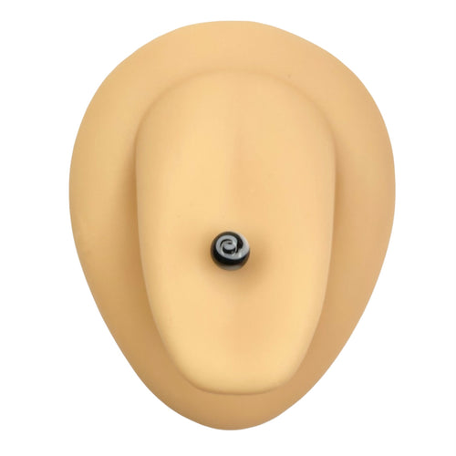 Black Swirl Tongue Bar image 0
