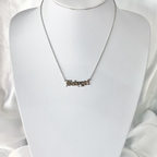 Silver Babygirl Necklace image 1