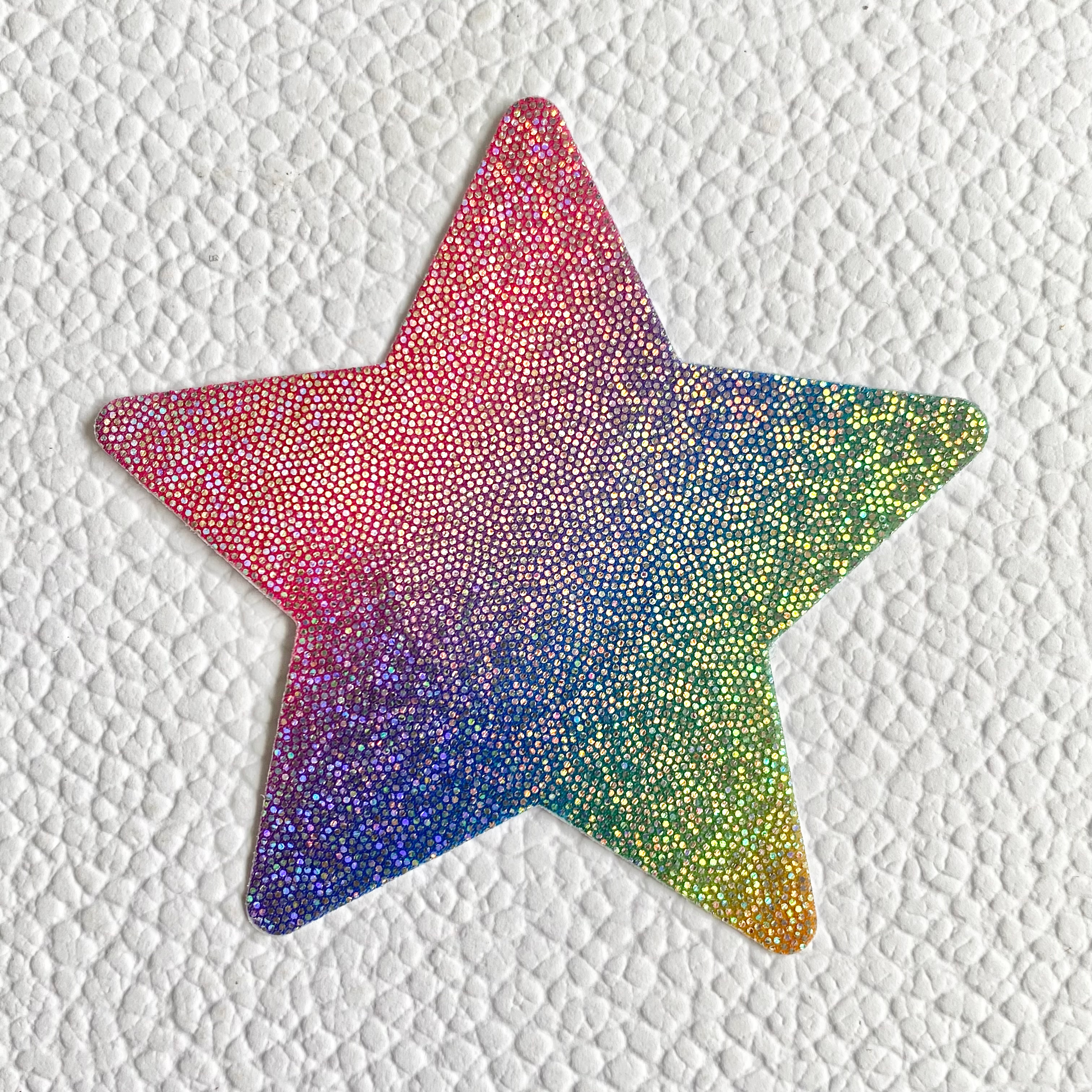 Holographic Rainbow Star Nipple Covers image 0