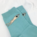 Blue Naked Man Socks  image 0