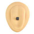 Black Acrylic Dice Tongue Bar image 0