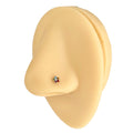 Rainbow Mini Crystal Flower Nose Stud image 0