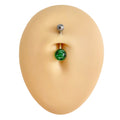 Green Watercolour Effect Belly Bar  image 0