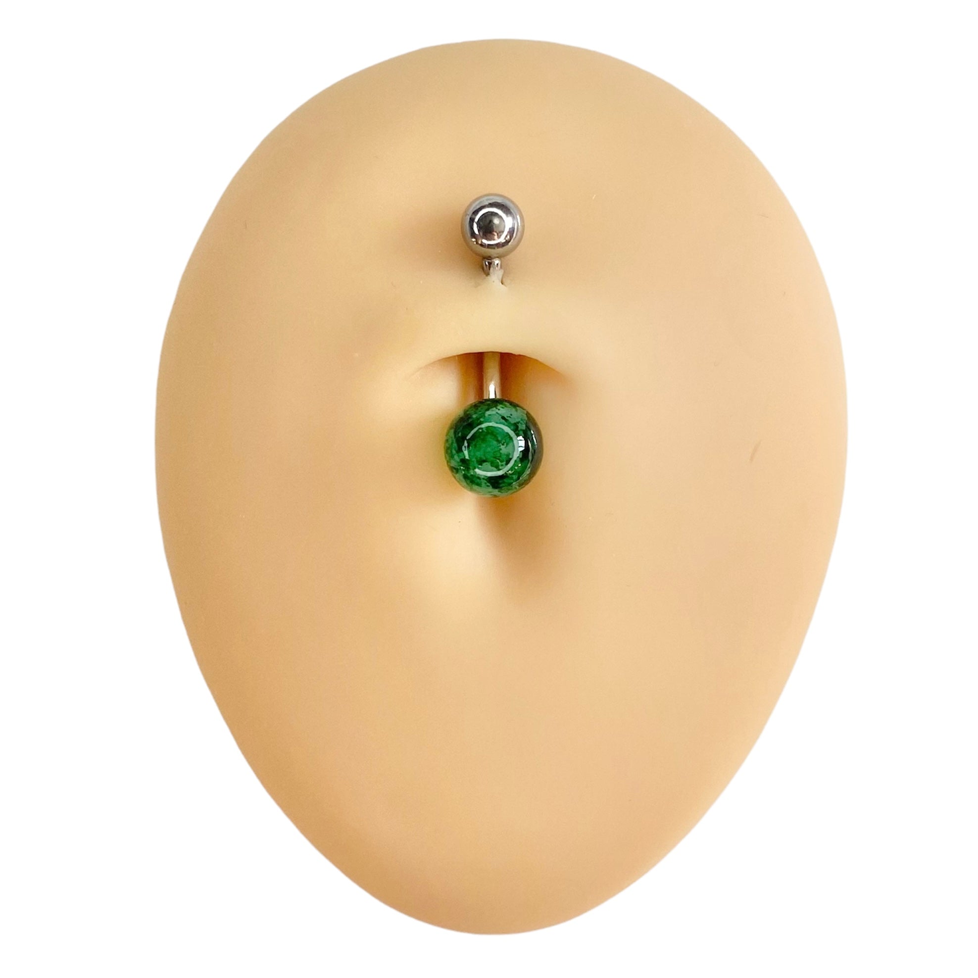 Green Watercolour Effect Belly Bar  image 0