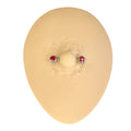 Red Rhinestone Nipple Bar  image 0
