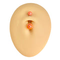 Orange AB Coated Belly Bar  image 0