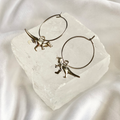 Tyrannosaurus Hoop Earrings image 0