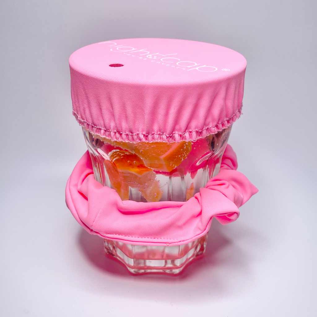 Pink NightCap® Spike Prevention Scrunchie image 1