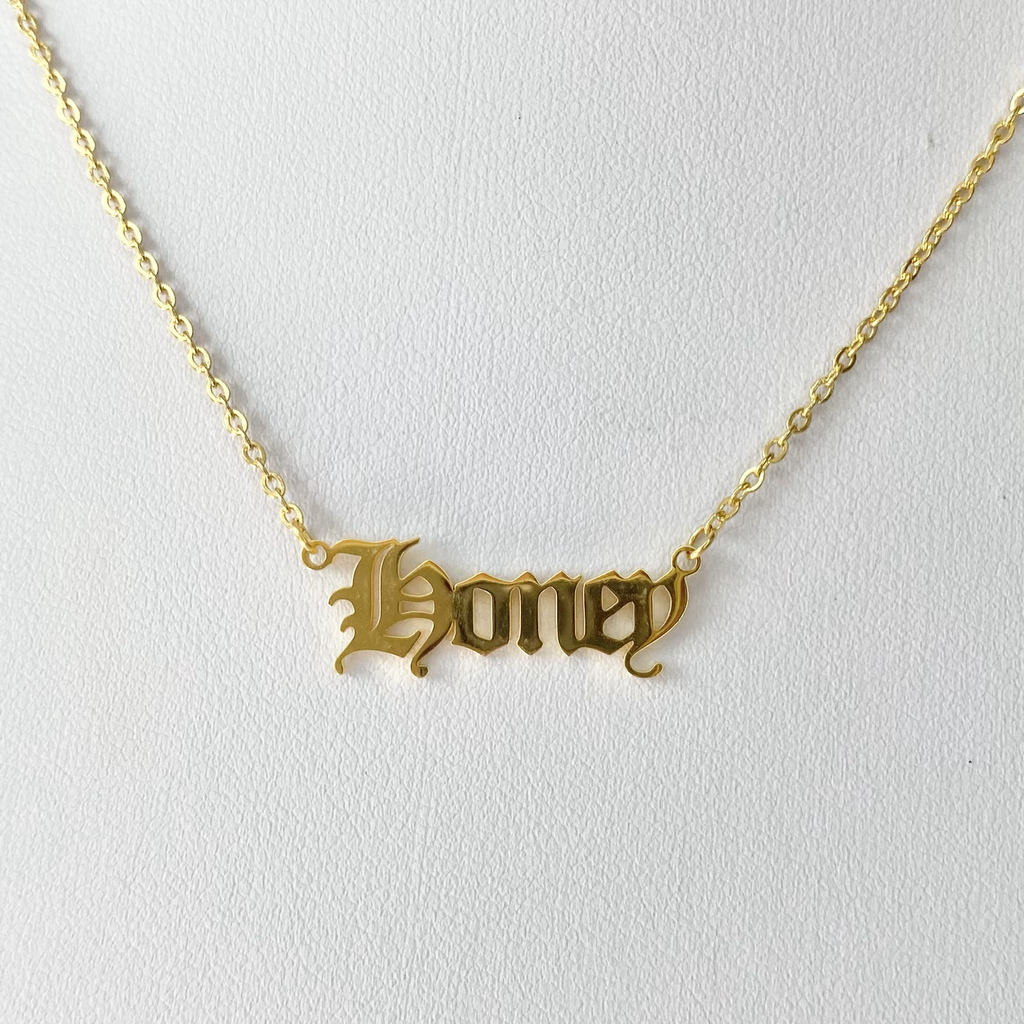 Gold Honey Necklace image 0