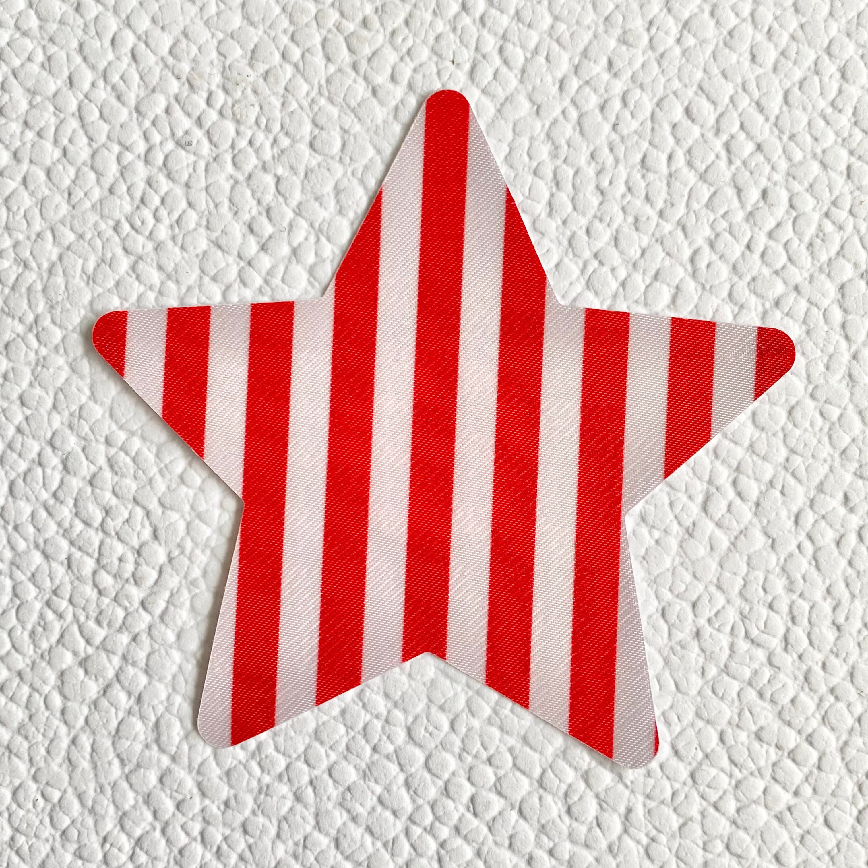 Candy Cane Star Nipple Covers image 0