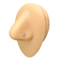 Pink CZ Marquise Nose Stud image 0
