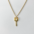 Gold Playboy Key Necklace image 0