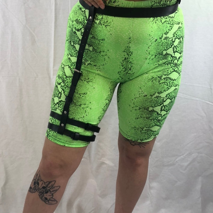 Faux Leather Single Leg Waist Harness image 3