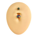 Rainbow AB Coated Belly Bar  image 0