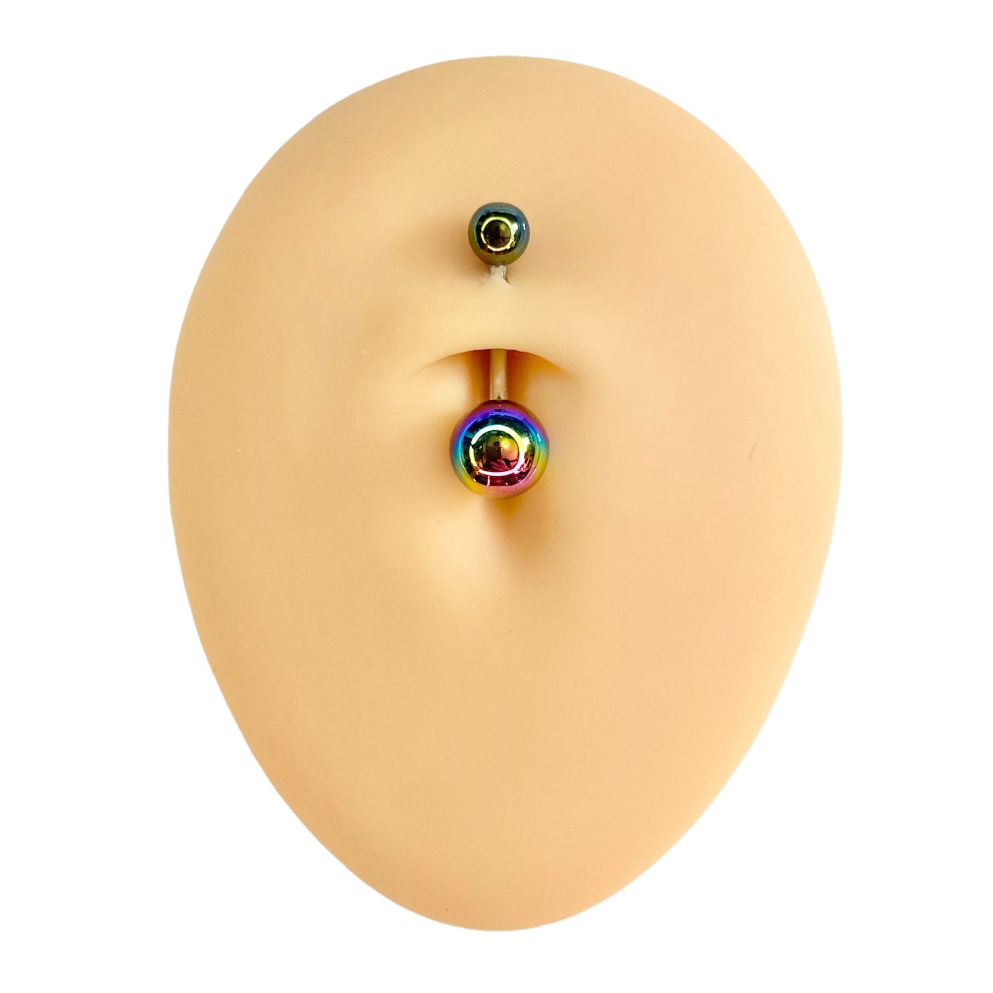 Rainbow AB Coated Belly Bar  image 0