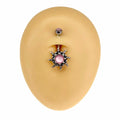 Pink Illuminating Tribal Sun Belly Bar  image 0