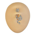 Silver Gemmed Eyes Dragon Belly Bar image 0